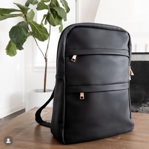 Canary + Co Vegan Leather Emery Tote Backpack